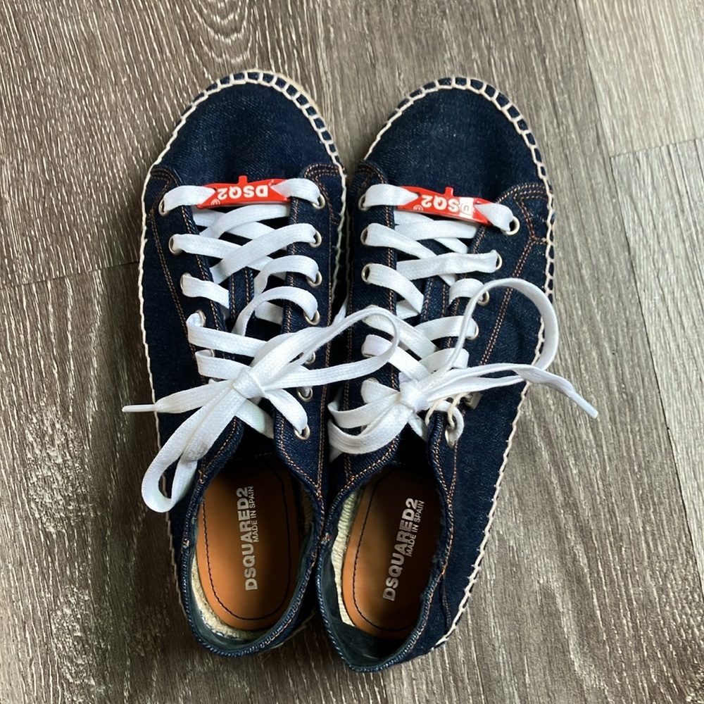 Dsquared2 Blue Denim Espadrille - image 4